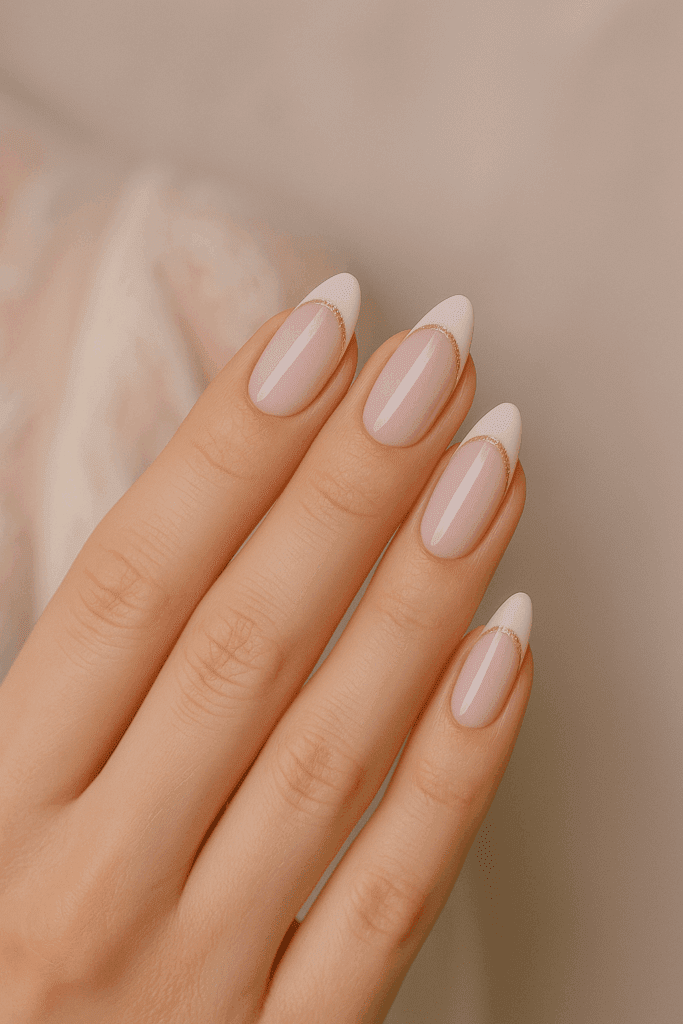 Neon French Tipped Nails