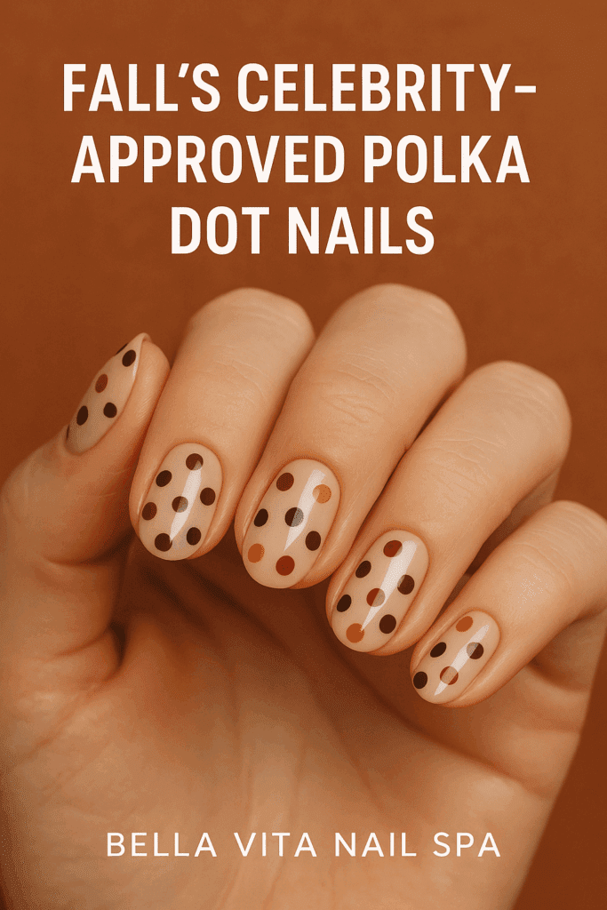 polka dot nails