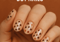 polka dot nails